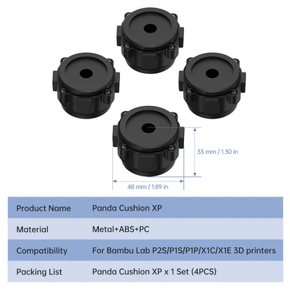 BIQU Panda Cushion XP Shock Absorbing Feet