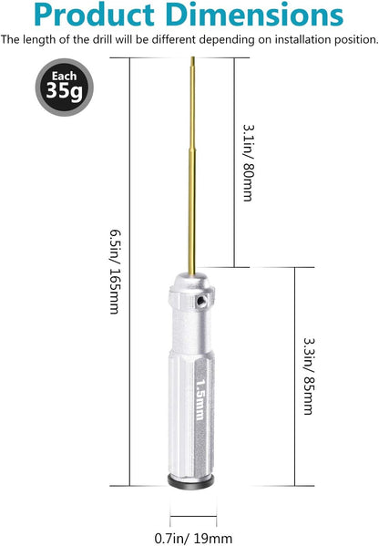 4 Pc. Hex Screwdriver Set image 2
