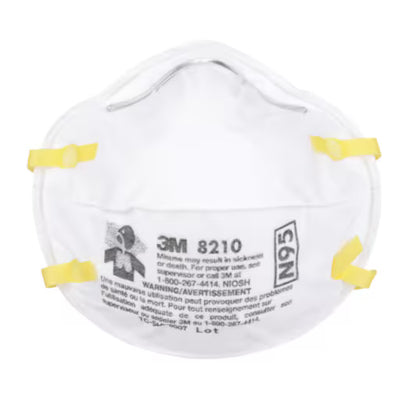 3M N95 8210 Particulate Respirator (20 Per Box) image 0