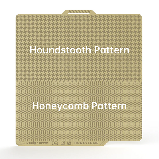 Panda Designer Series Honeycomb & Houndstooth Buildplate (A/P/X)