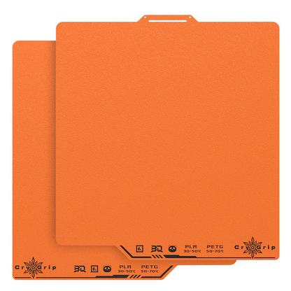 Panda CryoGrip Frostbite (Coarse) Buildplate (A/P/X) ORANGE