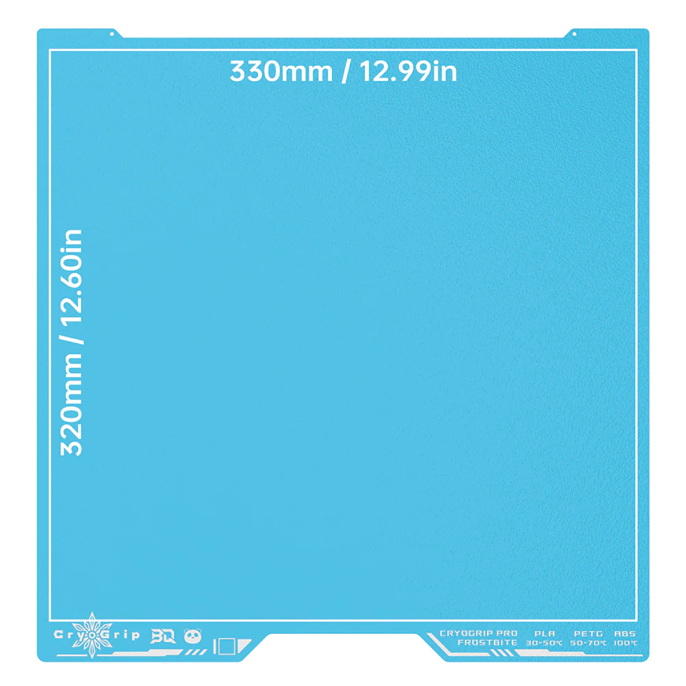 Panda CryoGrip Frostbite (Coarse) Buildplate (H2C)