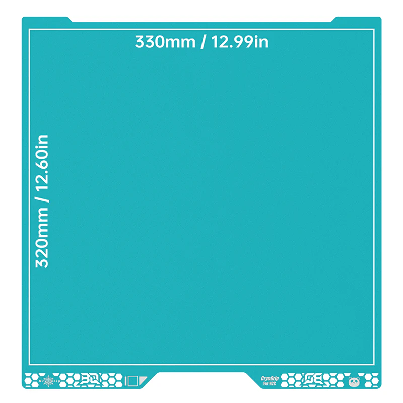 Panda CryoGrip Glacier (Smooth) Buildplate (H2C)