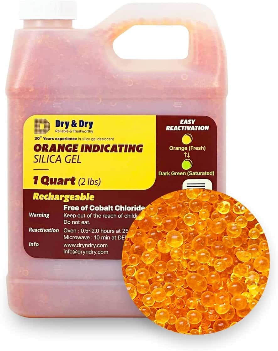 Dry & Dry Desiccant Silica Beads (2lbs) image 0