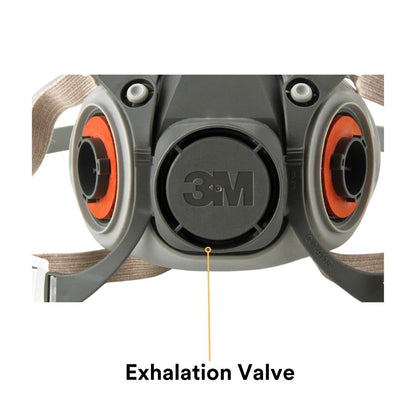 3M Half Facepiece Reusable Respirator 6100 (Small) image 2