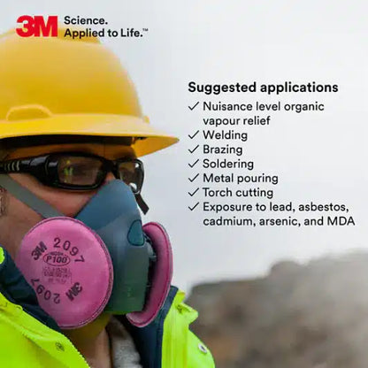 3M Particulate Filter P100 2097 (Per Pair) image 3