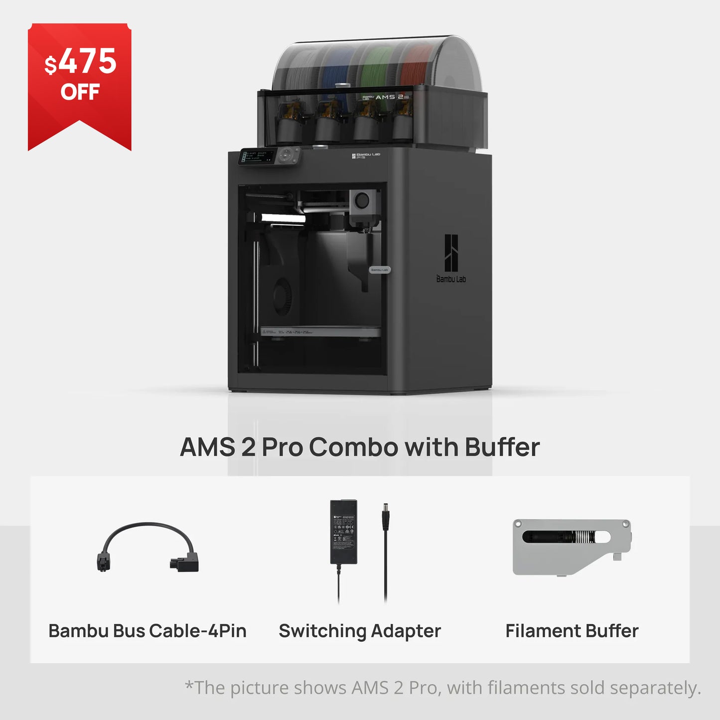 Bambu Lab P1S AMS 2 Pro Combo