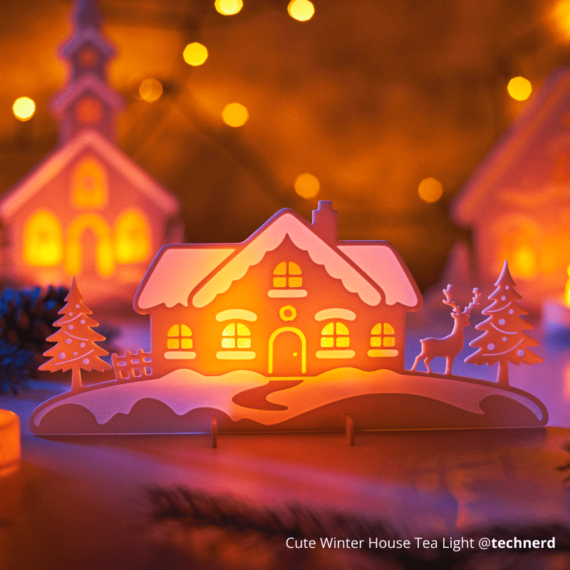 LED Flame Tea Light Candle Set (12pcs) image 7