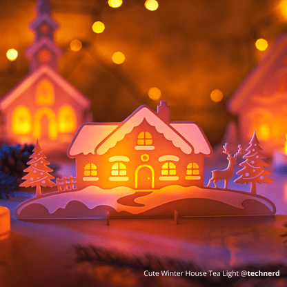 LED Flame Tea Light Candle Set (12pcs) image 7