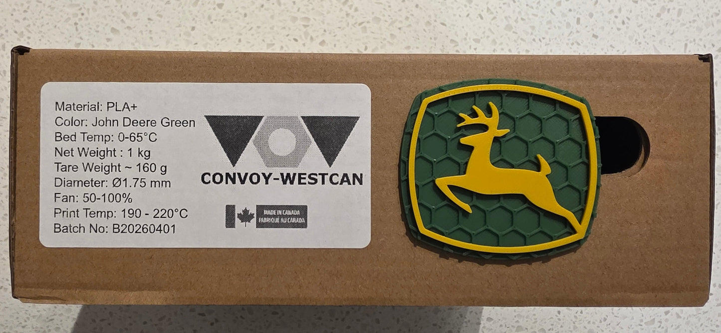Convoy-Westcan PLA+ Filament – 1 kg AMS-Friendly Spool