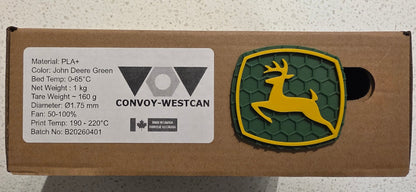 Convoy-Westcan PLA+ Filament – 1 kg AMS-Friendly Spool