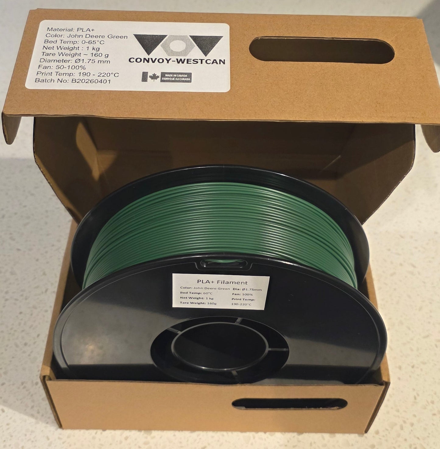 Convoy-Westcan PLA+ Filament – 1 kg AMS-Friendly Spool