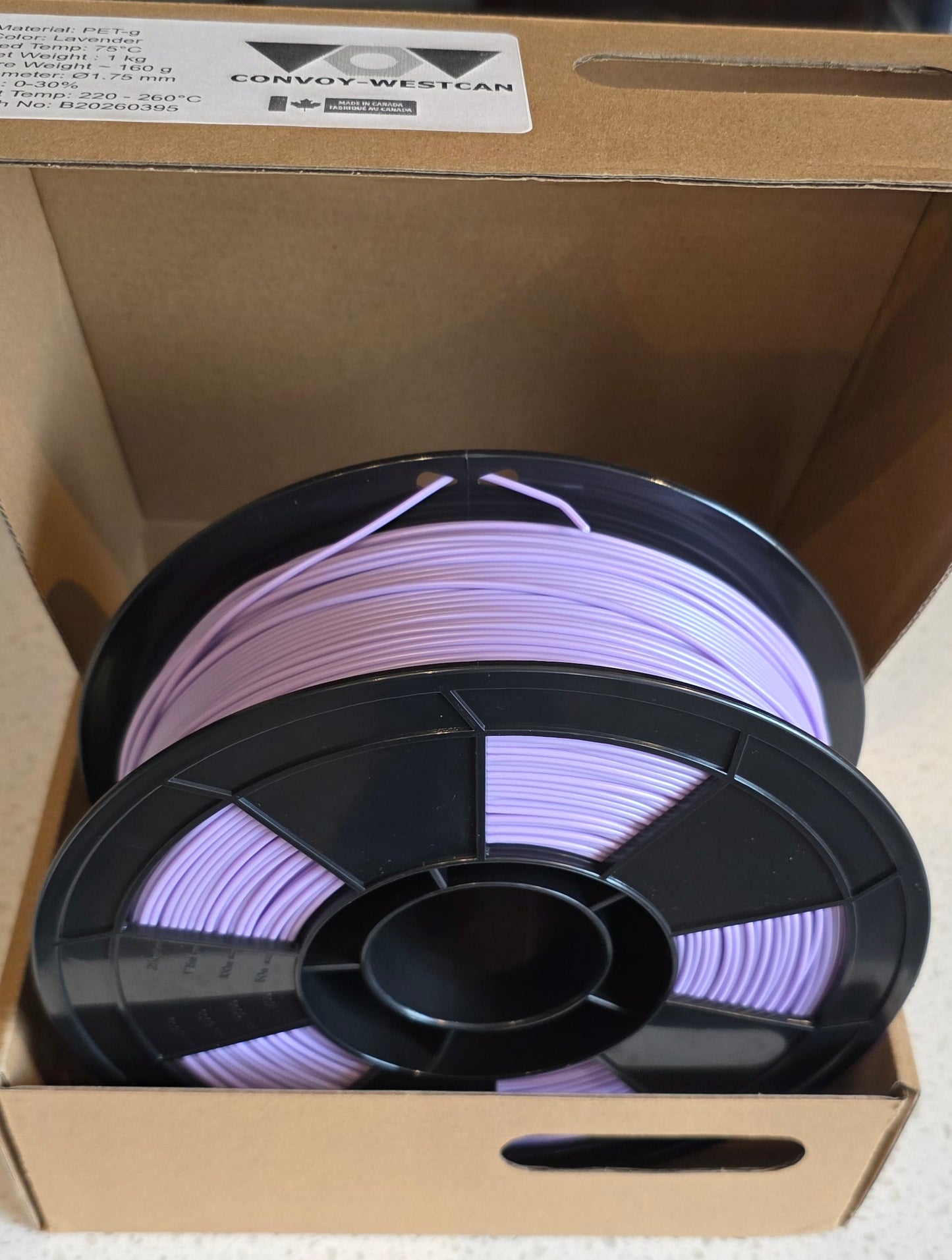 Convoy-Westcan PETG Filament – 1 kg AMS-Friendly Spool
