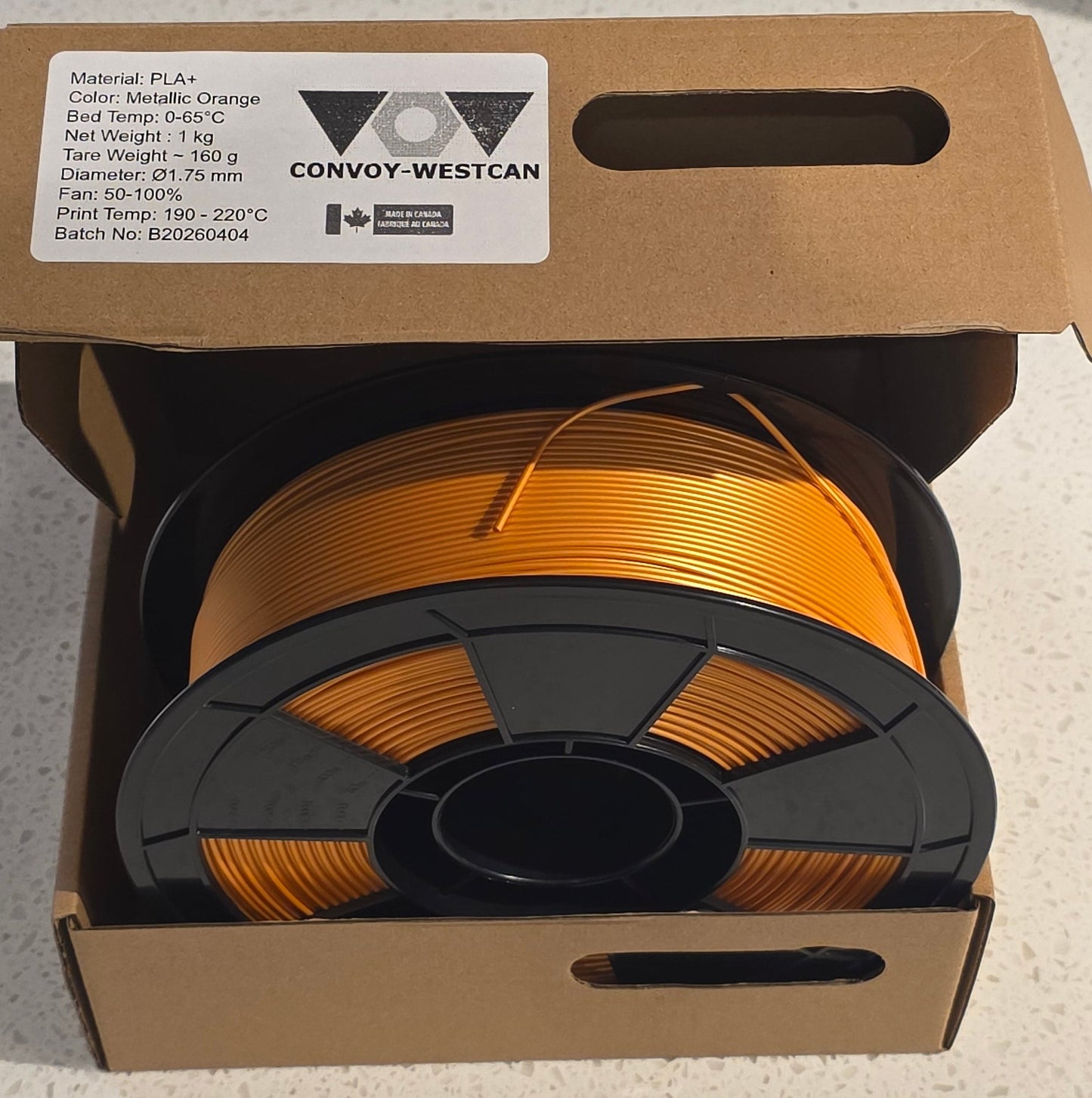 Convoy-Westcan PLA+ Filament – 1 kg AMS-Friendly Spool